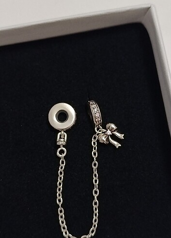 Beden gri Renk Güvenlik zinciri Pandora Charm