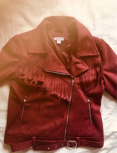 10 Yaş Beden bordo Renk 10 yaş kız kadife ceket