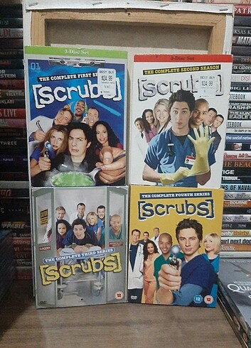 Scrubs DVD Dizi Set 1. 2. 3. 4. Sezon SET 