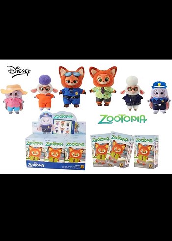 Renkli Zootopia Figürü