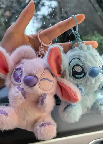 Sevimli Pastel Peluş Oyuncak Anahtarlık