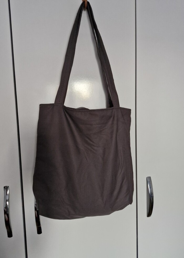 Gri Yandan Çanta - Görsel 2