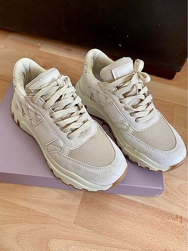 Spor Ayakkabı/Sneaker Zımba Detaylı