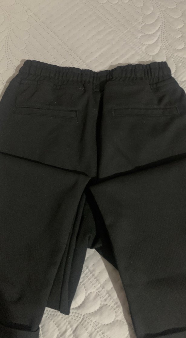 Siyah erkek çoçuk Regular Fit Kumaş Pantolon - Görsel 5