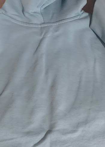 Kapüşonlu, uzun kollu mavi sıyah - Görsel 8