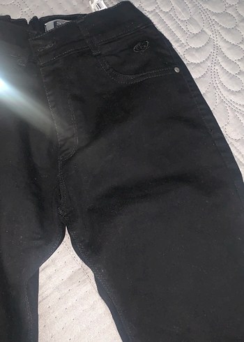 Siyah Kemerli erkek çoçuk yumuşak kot Pantolon - Görsel 4