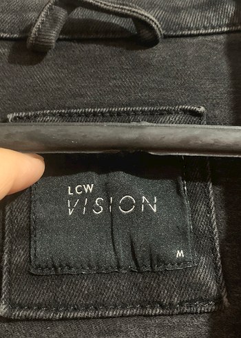 Düğmeli Siyah erkek genç  Kot Ceket - Görsel 3