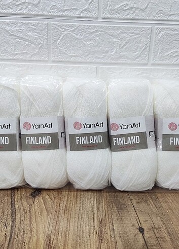 Yarnart Finland 5'li Paket Beyaz 