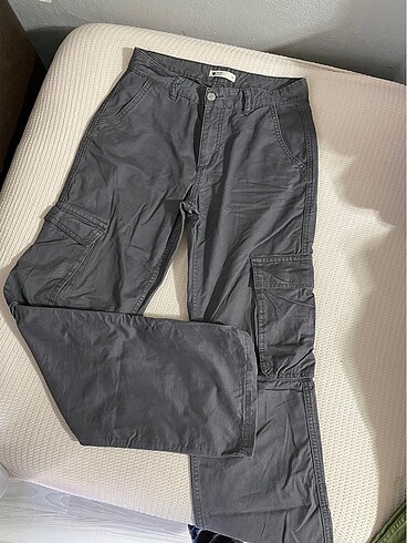 Gri kargo pantolon