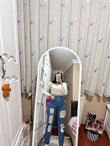 28 Beden Mom jean