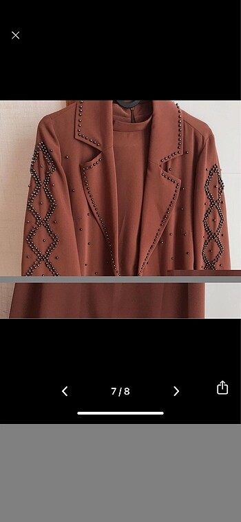 Tesettür İki tasarım ceket - Görsel 3