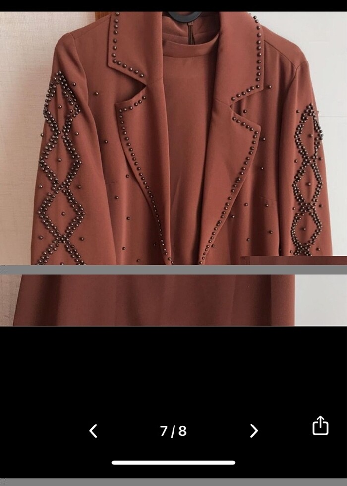 Tesettür İki tasarım ceket - Görsel 3