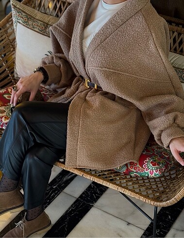 Teddy mevsimlik ceket kaban - Görsel 2