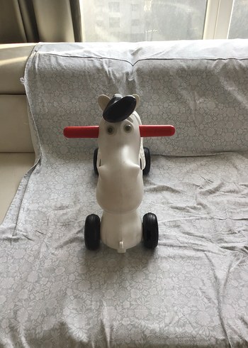 Pilsan Tekerlekli Beyaz At Oyuncak - Görsel 3