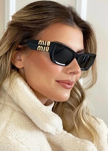 Beden siyah Renk Miu Miu Kadın Güneş Gözlüğü