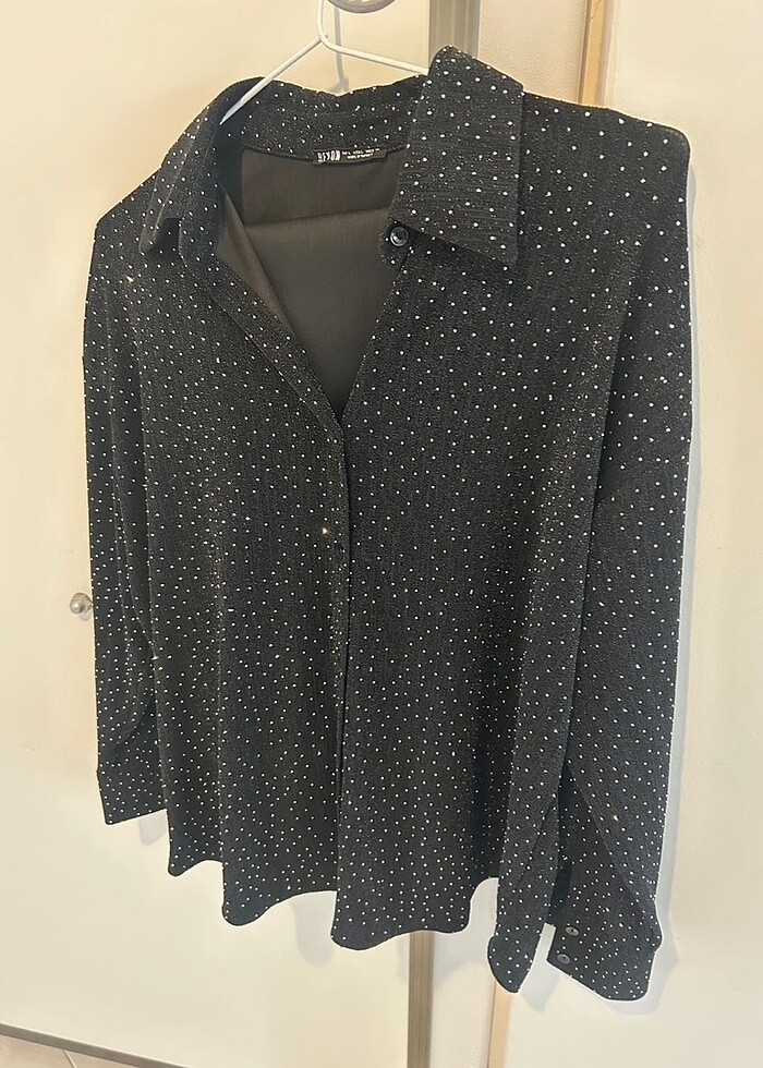 Taşlı siyah alt üst ikili takım - Görsel 2