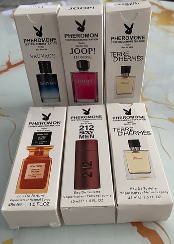 Kadın Parfüm Set 6'lı 45 ml Doğal Sprey