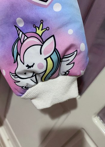 Renkli Bağlama Desenli Kürklü Bebek Tulumu - Görsel 5