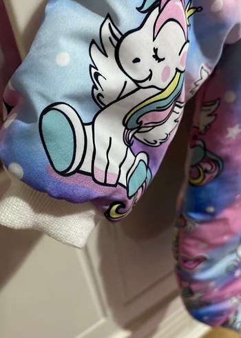 Renkli Bağlama Desenli Kürklü Bebek Tulumu - Görsel 6