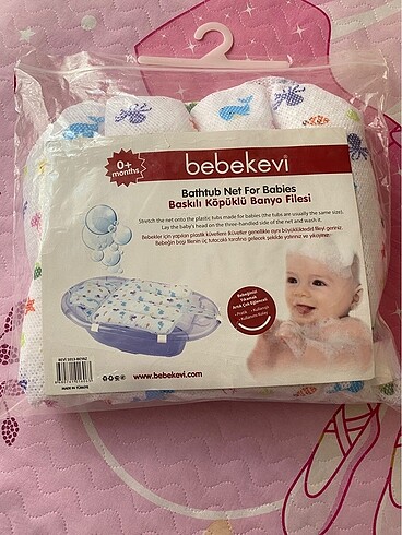 Desenli Köpüklü Banyo Filesi