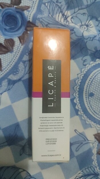 Licape güneş kremi