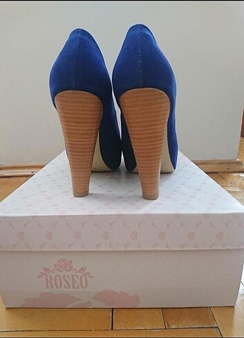 37 Beden lacivert Renk Sax Mavi Kadife Platform Kadın Ayakkabı