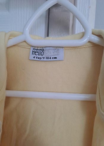 Sarı Düğmeli Kız ve Erkek Çocuk Ceket - Görsel 3