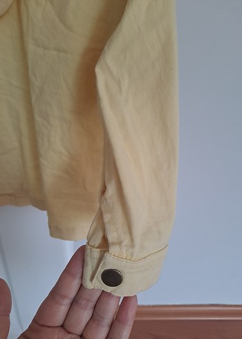 Sarı Düğmeli Kız ve Erkek Çocuk Ceket - Görsel 6