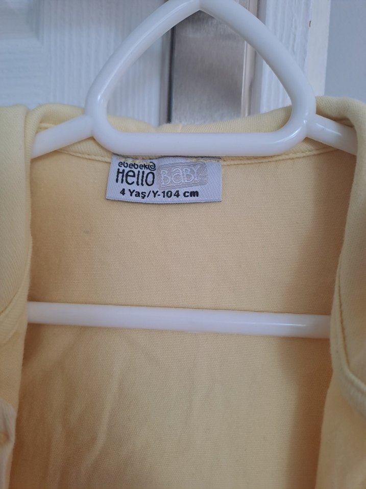 Sarı Düğmeli Kız ve Erkek Çocuk Ceket - Görsel 3