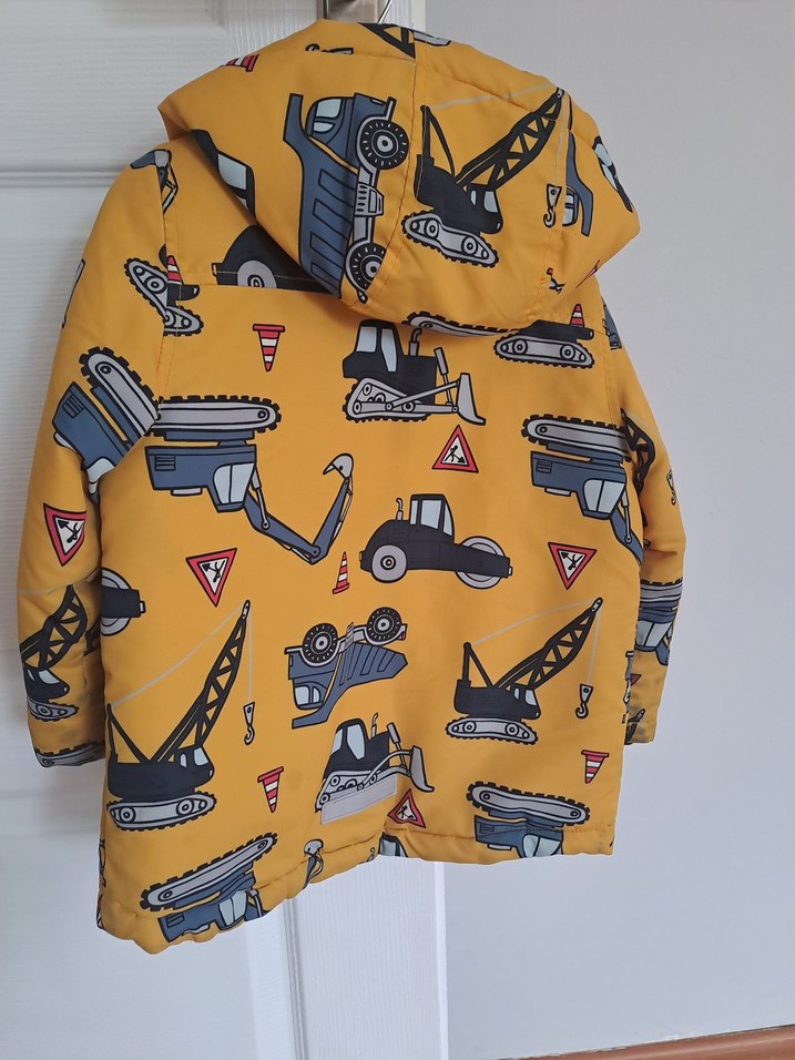 Sarı Baskılı Erkek Çocuk Mont - Görsel 3