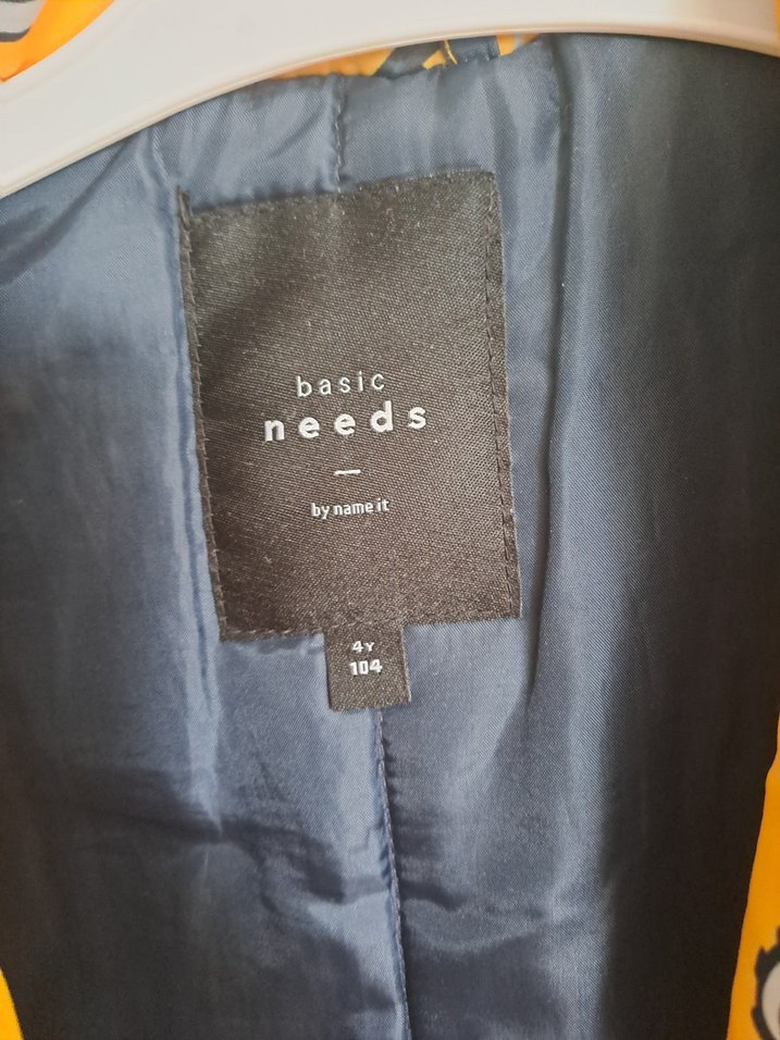 Sarı Baskılı Erkek Çocuk Mont - Görsel 4