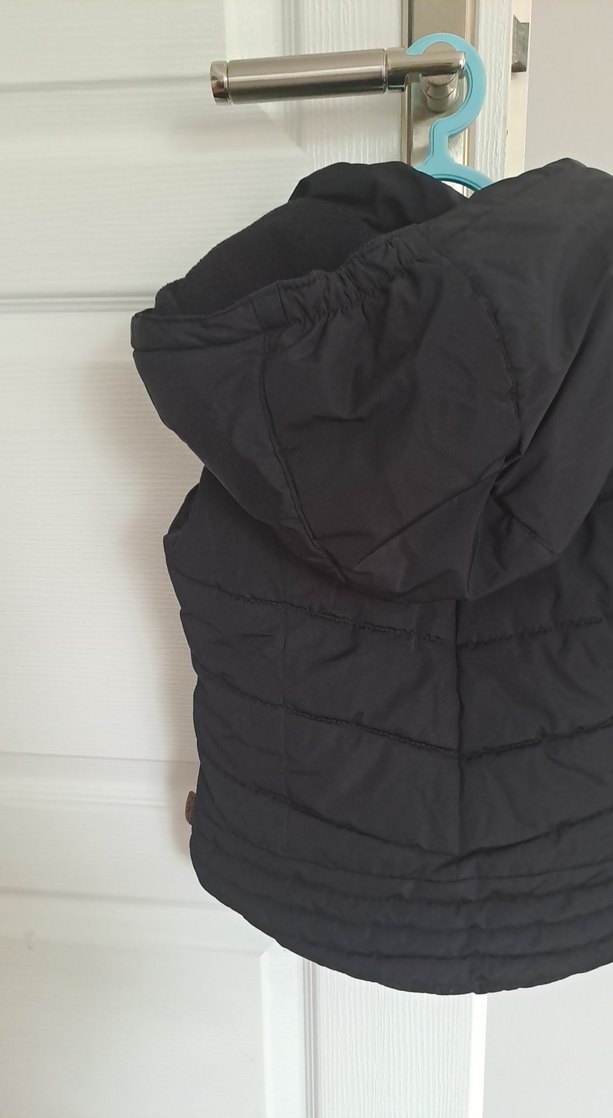 Siyah Fermuarlı kiz cocuk Yelek - Görsel 4