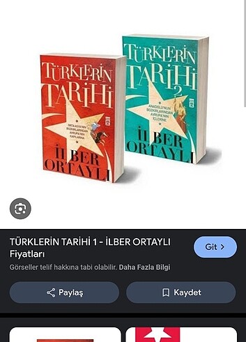 İlber Ortaylı Türklerin Tarihi 1-2