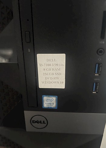 Dell Dell Vostro i3 7.Nesil Kasa