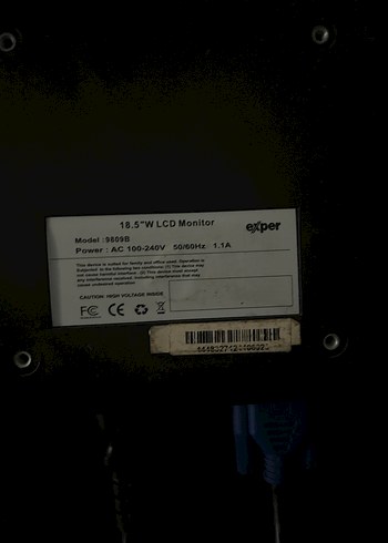 Exper Siyah Monitör - Görsel 2