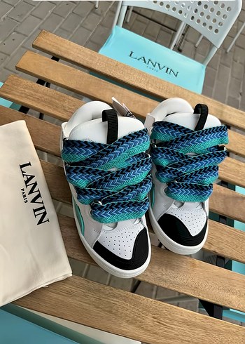 Lanvin Beyaz Erkek Spor Ayakkabı - Görsel 3