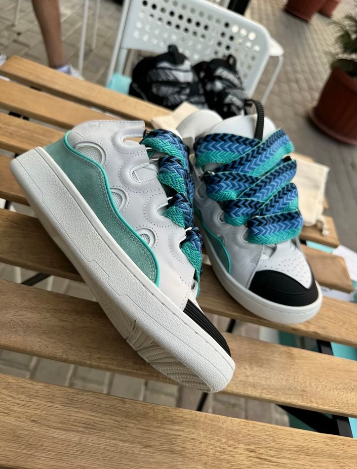 Lanvin Beyaz Erkek Spor Ayakkabı - Görsel 2