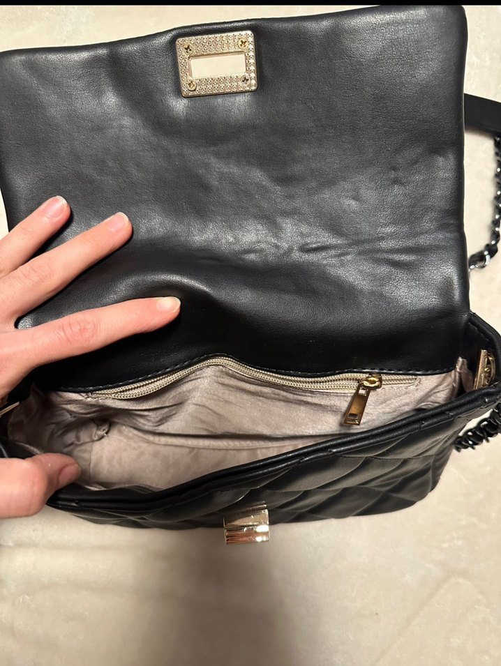 Siyah hem el hem omuz çantası - Görsel 3