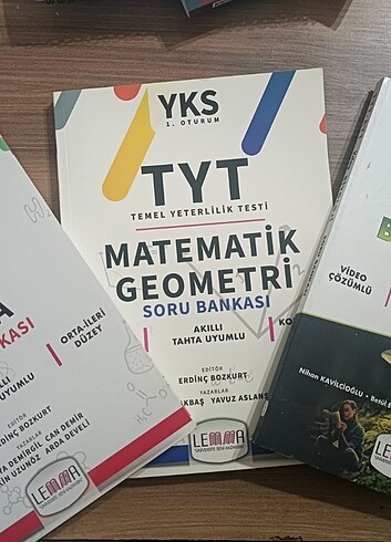 Tyt Ayt kimya biyoloji matematik Geometri test kitapları