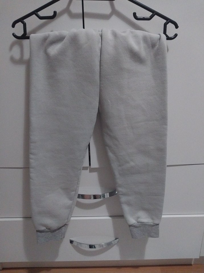 Erkek Beyaz Baskılı Eşofman Altı - Görsel 3