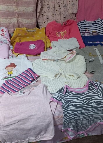 1,5 Yaş Beden çeşitli Renk LCW 12-18 ay kız bebek giyim 