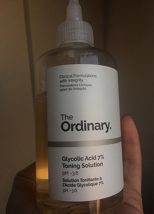 universal Beden ten rengi Renk The Ordinary Glycolic Acid %7 Toning Solution