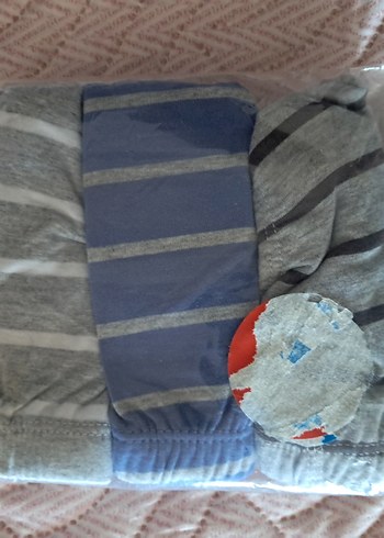 Çizgili Üçlü Külot-Atlet Takımı - Görsel 7