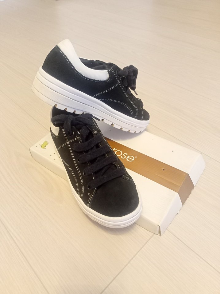 Skechers Siyah Platform Kadın Spor Ayakkabı - Görsel 3