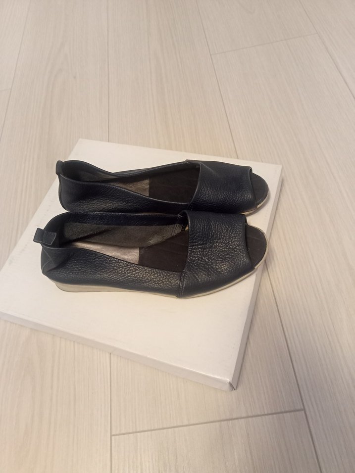 Lacivert Dolgu Topuklu Kadın Babet - Görsel 4