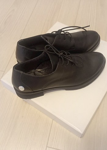 Siyah bayan Klasik Deri Ayakkabı - Görsel 3