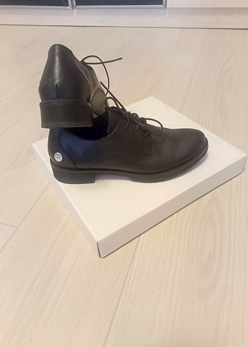 Siyah bayan Klasik Deri Ayakkabı - Görsel 6