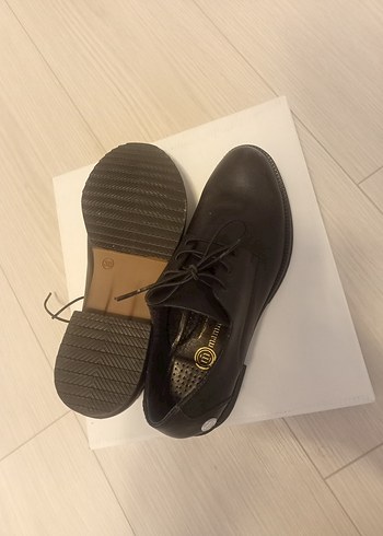 Siyah bayan Klasik Deri Ayakkabı - Görsel 5