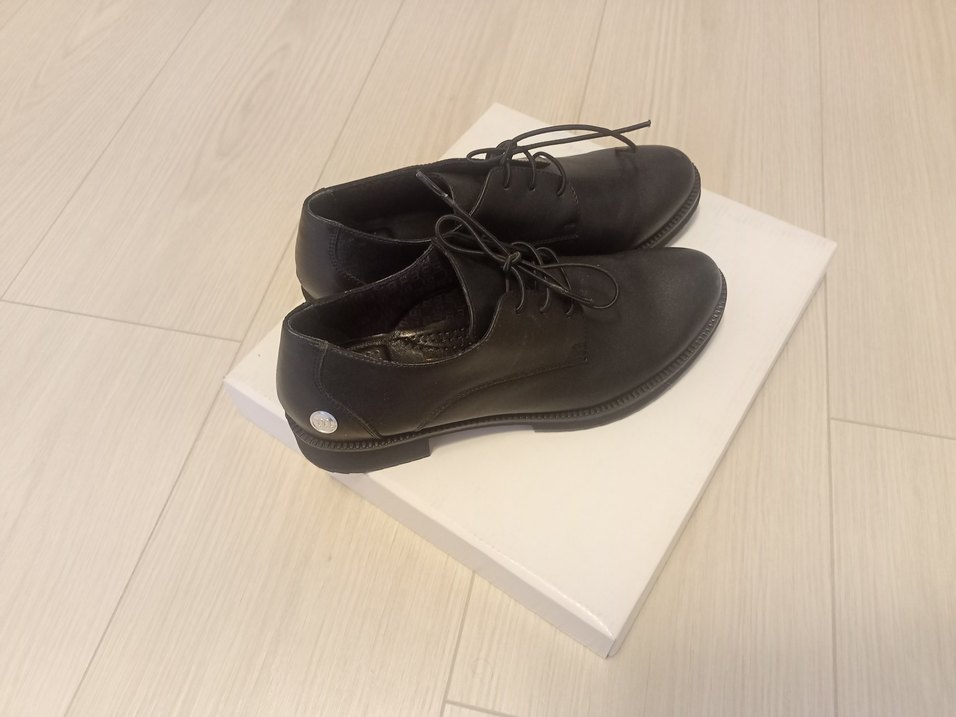 Siyah bayan Klasik Deri Ayakkabı - Görsel 3