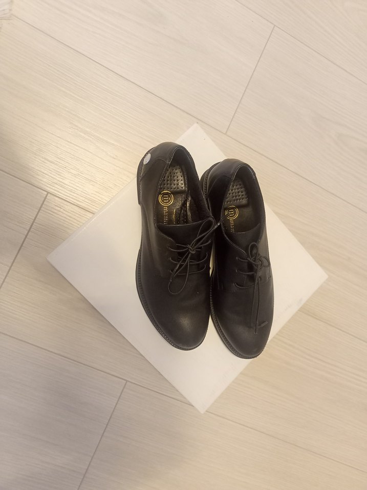 Siyah bayan Klasik Deri Ayakkabı - Görsel 4